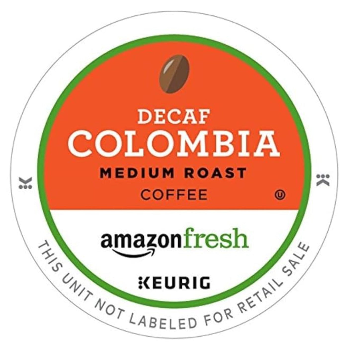 AmazonFresh 80 Ct. K-Cups, Decaf Colombia Medium Roast, Keurig K-Cup Brewer Compatible