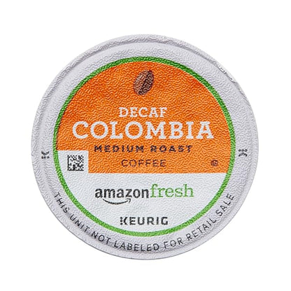 AmazonFresh 80 Ct. K-Cups, Decaf Colombia Medium Roast, Keurig K-Cup Brewer Compatible