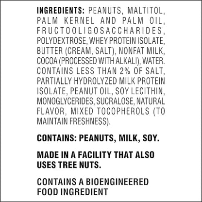 Atkins Caramel Chocolate Nut Roll Snack Bar, Protein Snack , 7g Protein, 2g Sugar, Rich in Fiber, 16 Count
